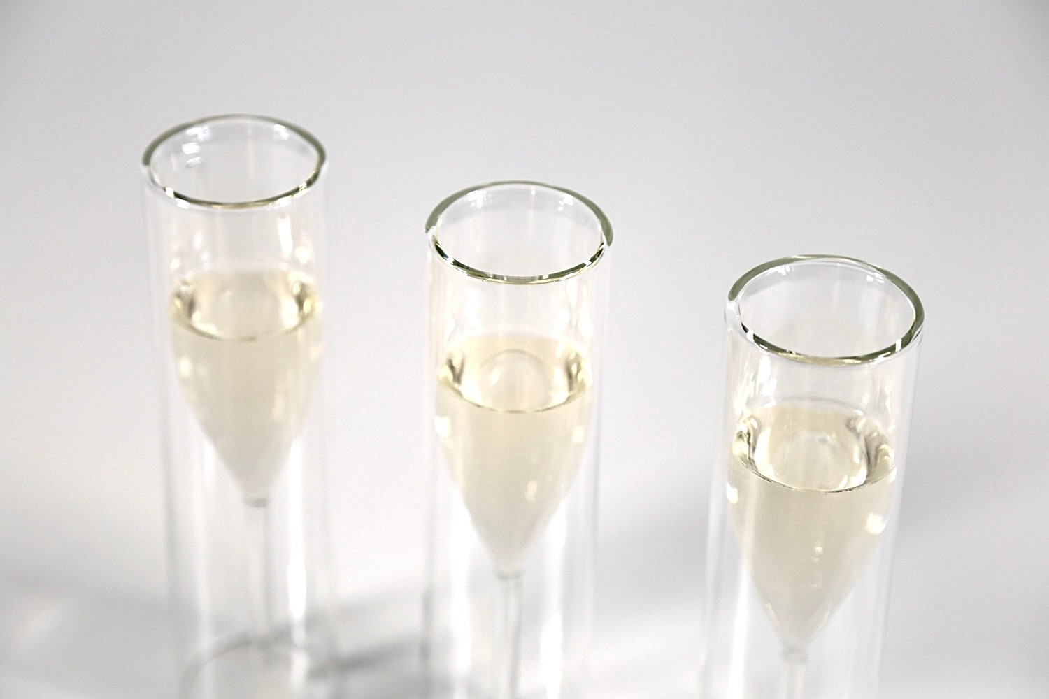 Double Layered Champagne Glass | Kitchen and wine cellar accessories | Party and Event supplies | Housewarming Gifts