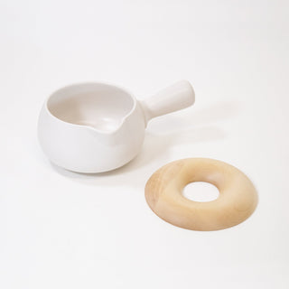 Modern Ceramic Milk Pot and Saucepan