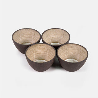 Handmade Ceramic Speckled-glazed Mini Cup Set / Coffee Shot and Tea Cups