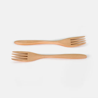 Wooden Table Fork Set 5