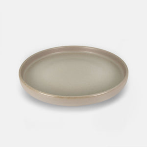 Handmade Natural Gray Dinner Plate/ Kitchenware