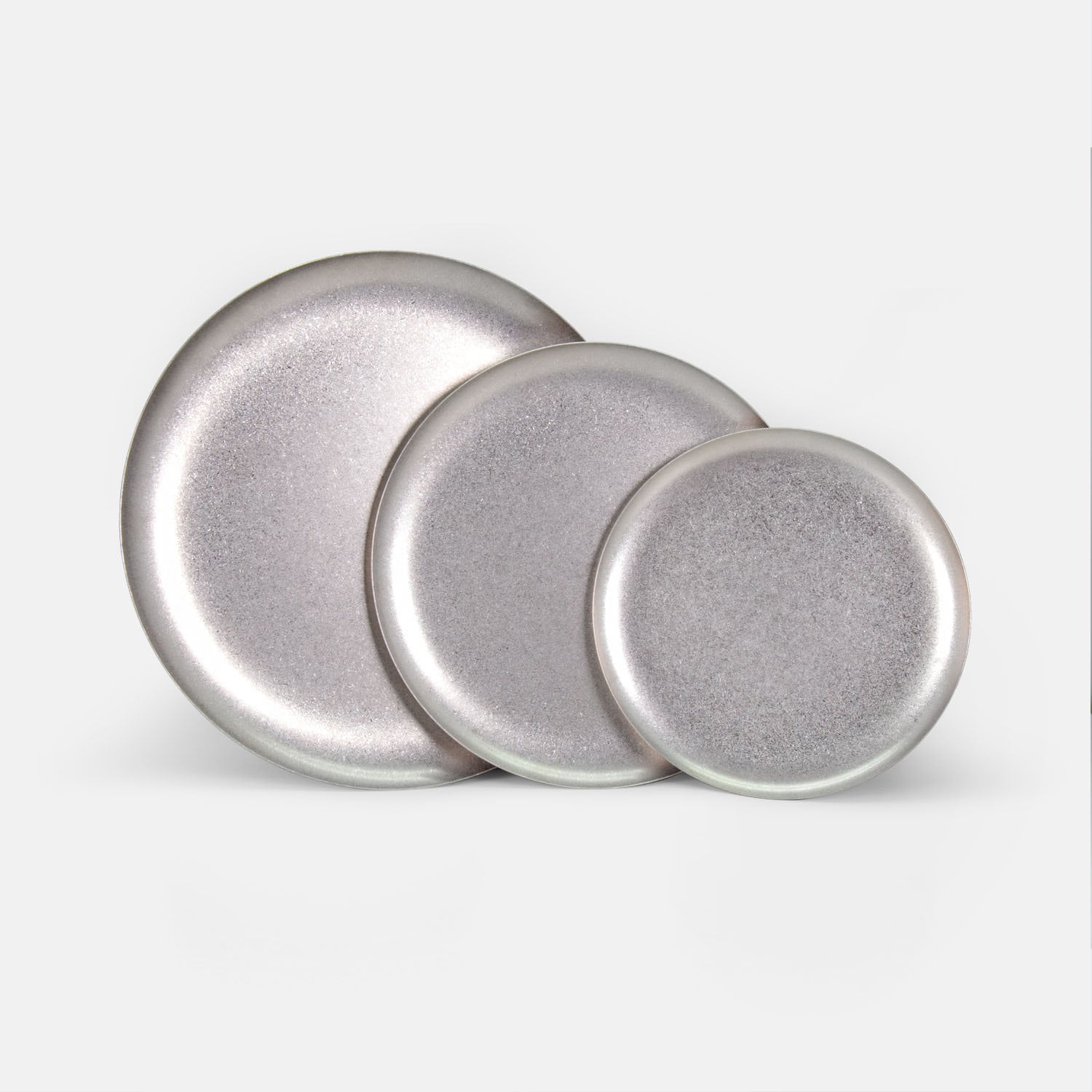 Stainless steel dinner clearance plates