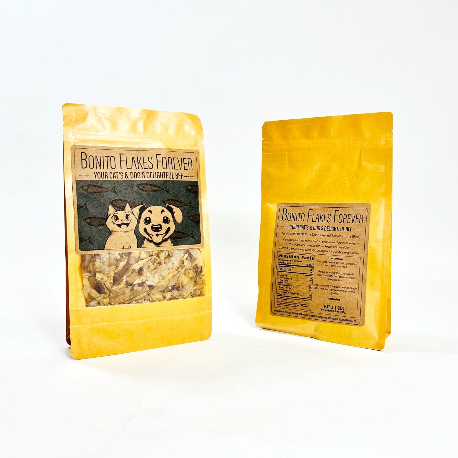 Pure Dried Shaved Tuna Flakes for Pets